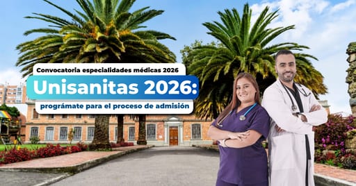 Convocatoria especialidades médicas Unisanitas 2026