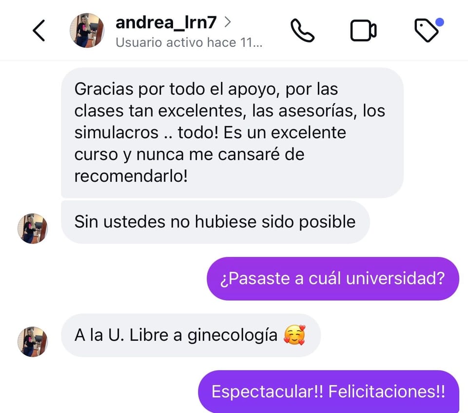 Captura del testimonio